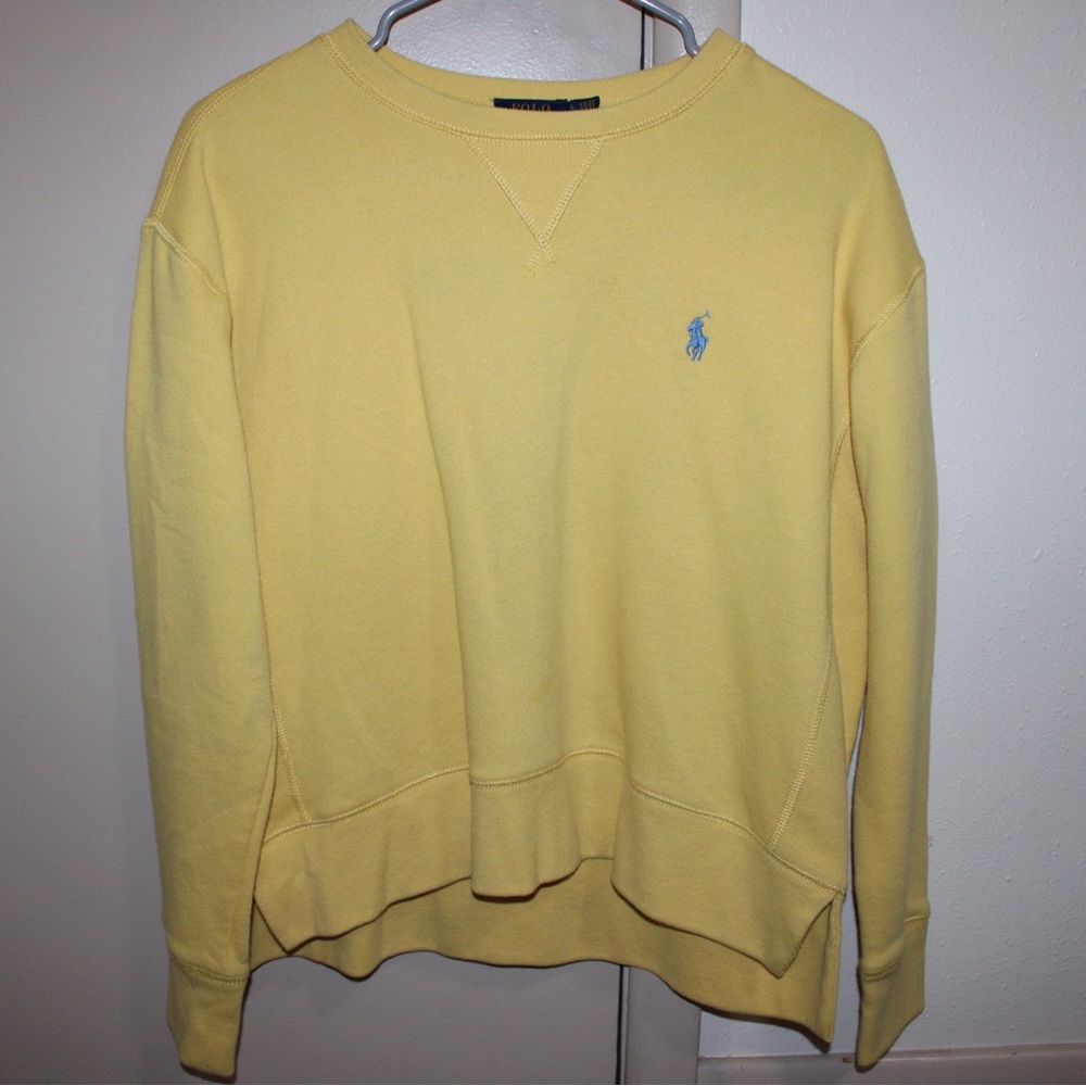 Yellow polo crewneck